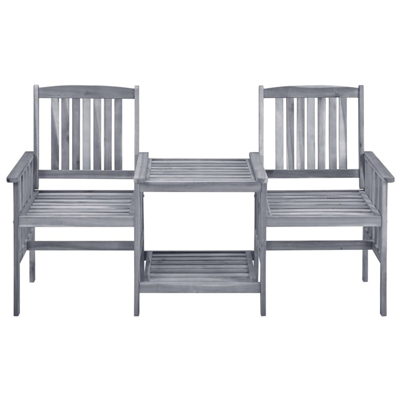 Sunburg 2 - Person Acacia Patio Dining Set with Rectangular Table