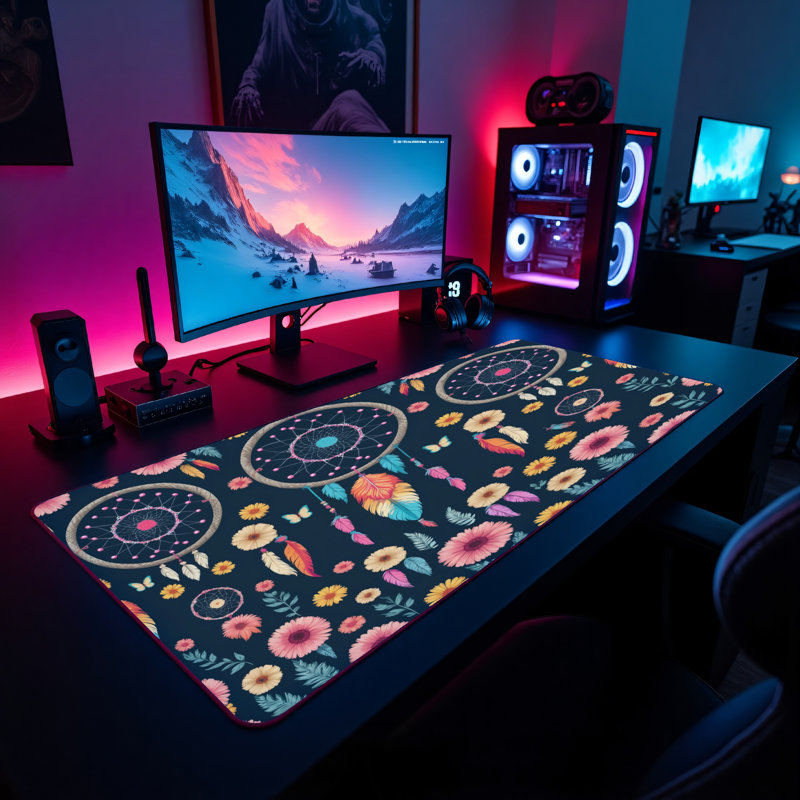 Polyester Desk Pad, 31.5x15.5