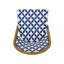 Ensemble de 2 chaises d'appoint d'extérieur pour ferme moderne