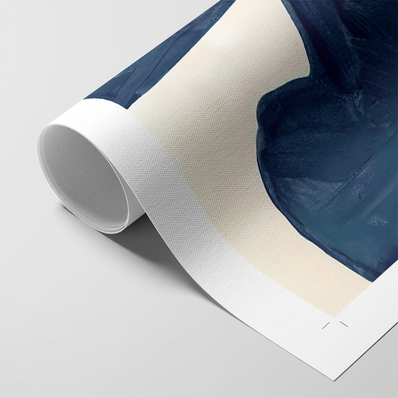 Pièces bleues I - impression sur toile seulement - non encadrée, H 36 po x l 24 po