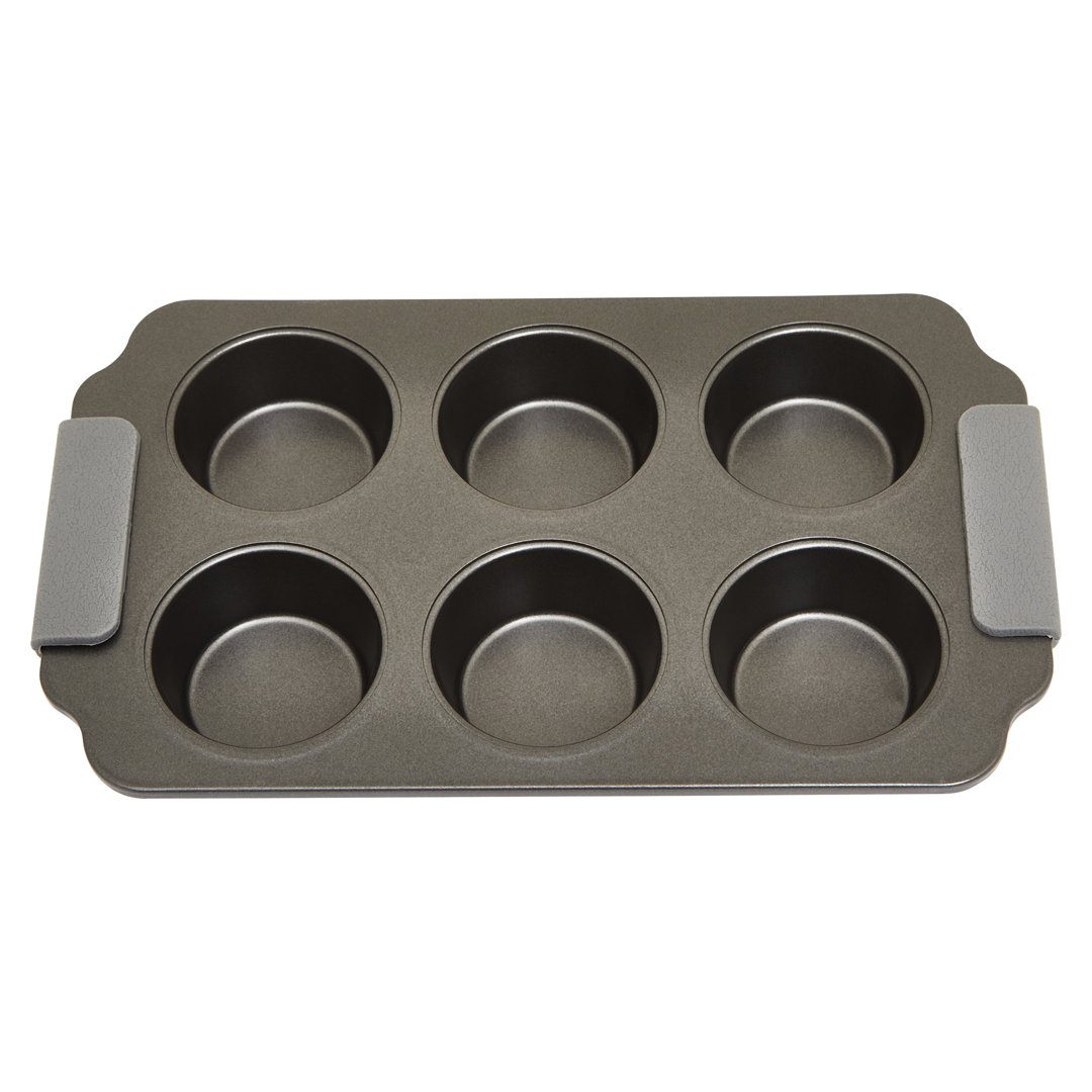 Premier Housewares From Scratch Metal Muffin Pan with Lid