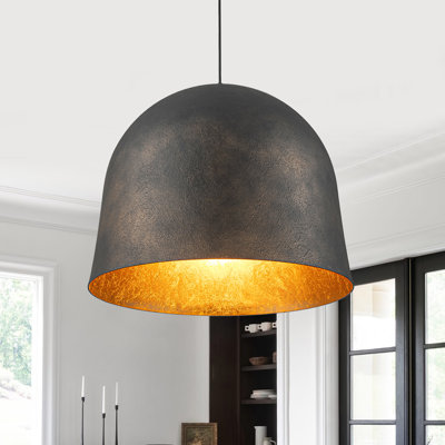 1-Light Oversized Dome Pendant