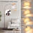 Arc Floor Lamp With Remote, Modern Standing Lamp For Living Room With Stepless Dimmable Bulb, Drum Shade, Foot Switch, Tall Floor Lamp For Farmhouse Bedroom Night Stand (Brown)-2128324325-2128324326-2128324329