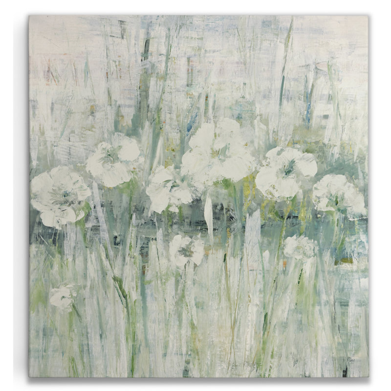 « floral gift ii », reproduction d’art sur toile tendue, H 16 po x l 16 po x P 1 po