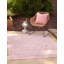 Tapis intérieur / extérieur rose Hearon-1478266702