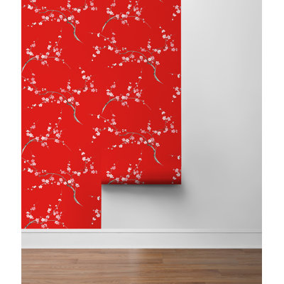 Classen Peel & Stick Floral Roll