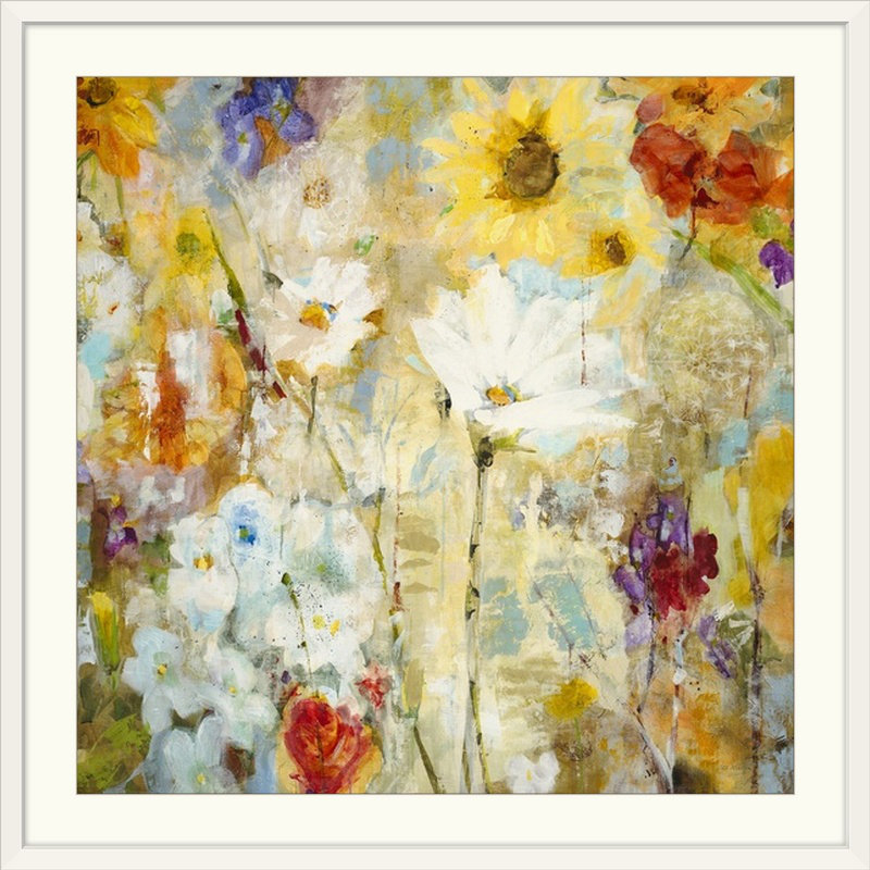 «Anjulie Fugue» par Jill Martin, reproduction d'art, H 24 po x l 24 po x P 1,5 po, Toile