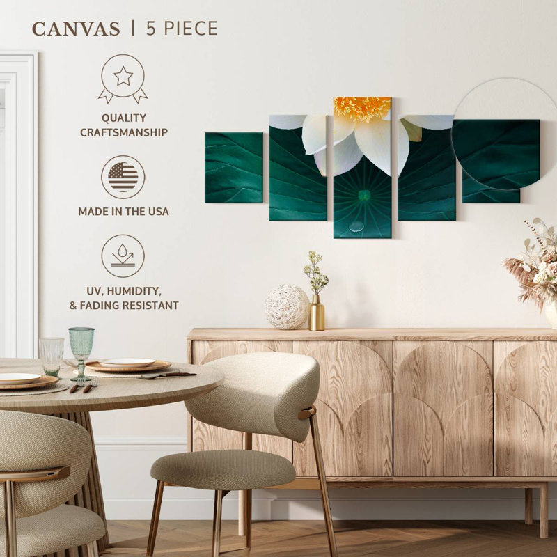 Lotus Chinese, 36" H x 80" W