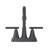 Matt Black Bathroom Sink Faucet, 2, Approved, Deck-Mounted, Made Of Ss304 & Zinc, Ceramic Cartridge, 1.2 Gpm Flow, 360 Swivel Function With Pull-Out Design Available-121675772