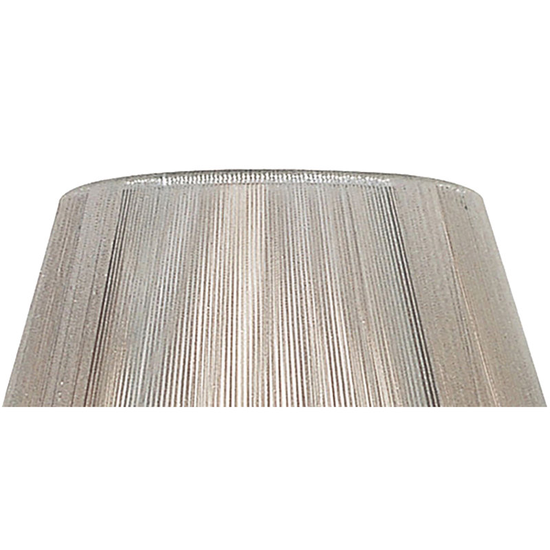 20cm H Linen Empire Lamp Shade ( Clip On ), Silver Grey