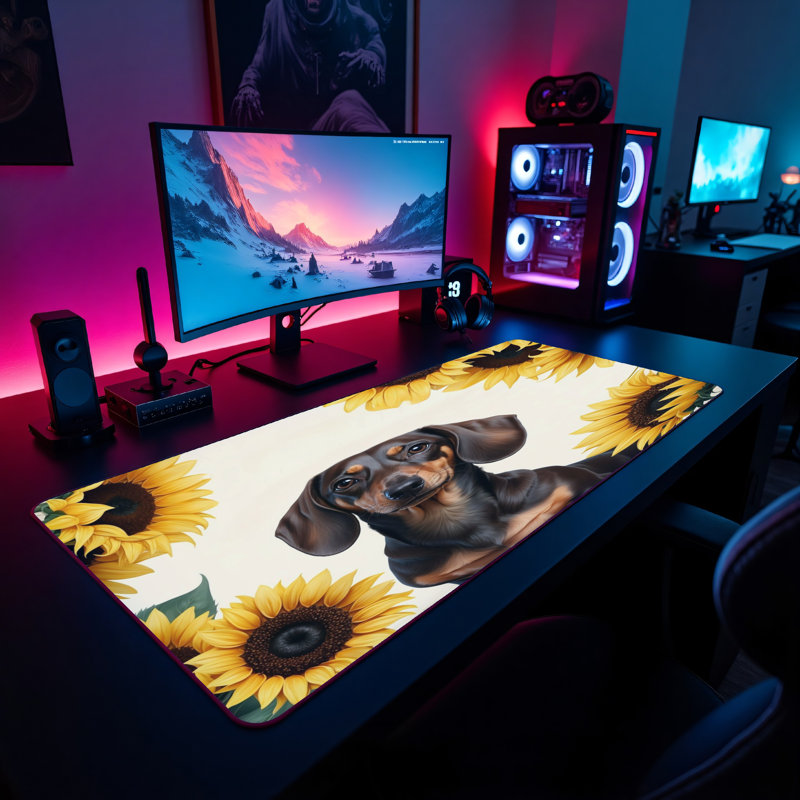Polyester Desk Pad, 23.6x13.8