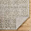 Green Traditional Rug, Floral Stain Resistant Easy to Clean Rug For Living Room, Dining Room, Bedroom-653014145
