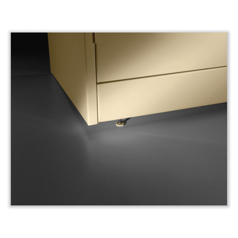 Tennsco Deluxe 72" Putty Heavy-Duty Lockable Office Cabinet