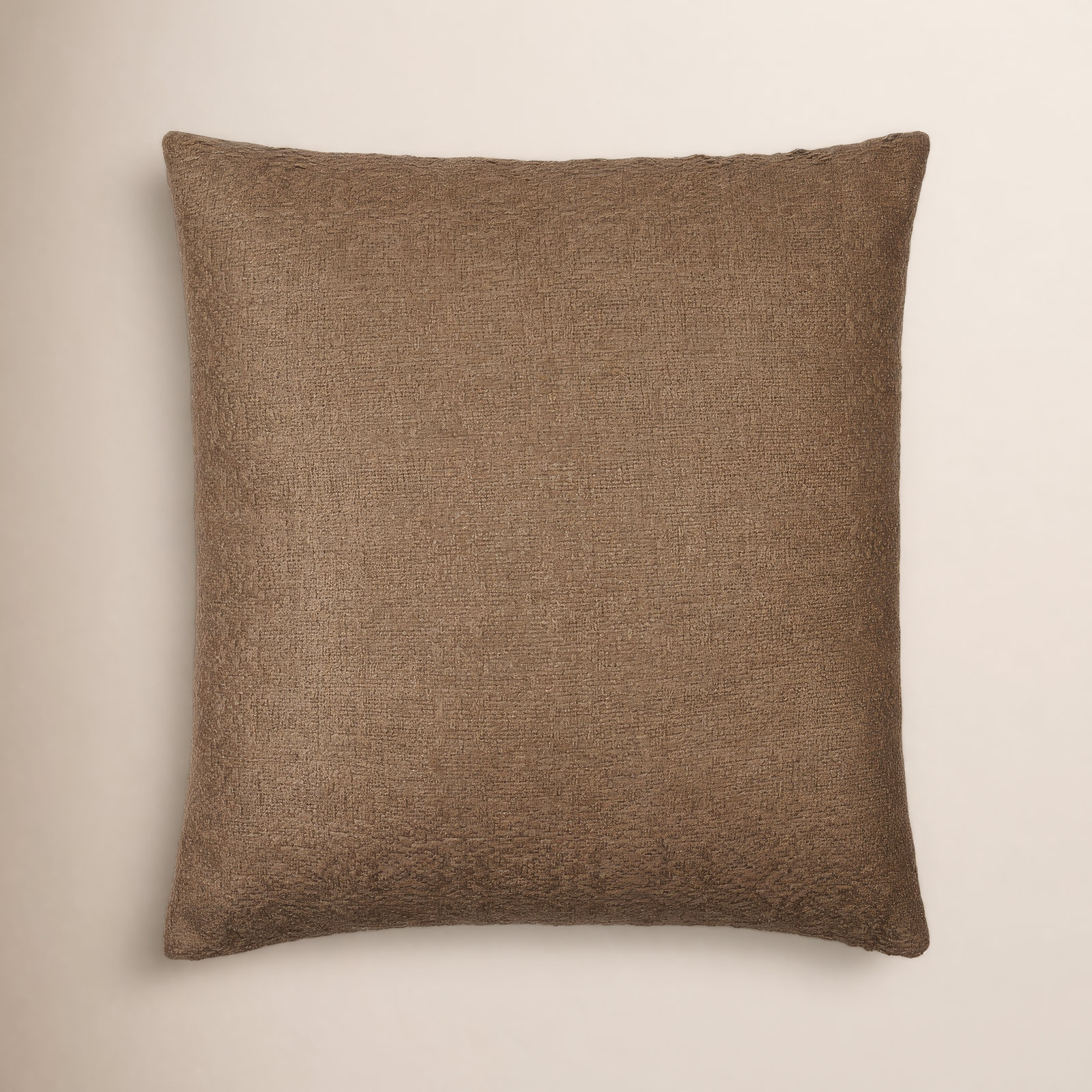 Alcona Throw Pillow, 22"H x 22"W, Down, Khaki