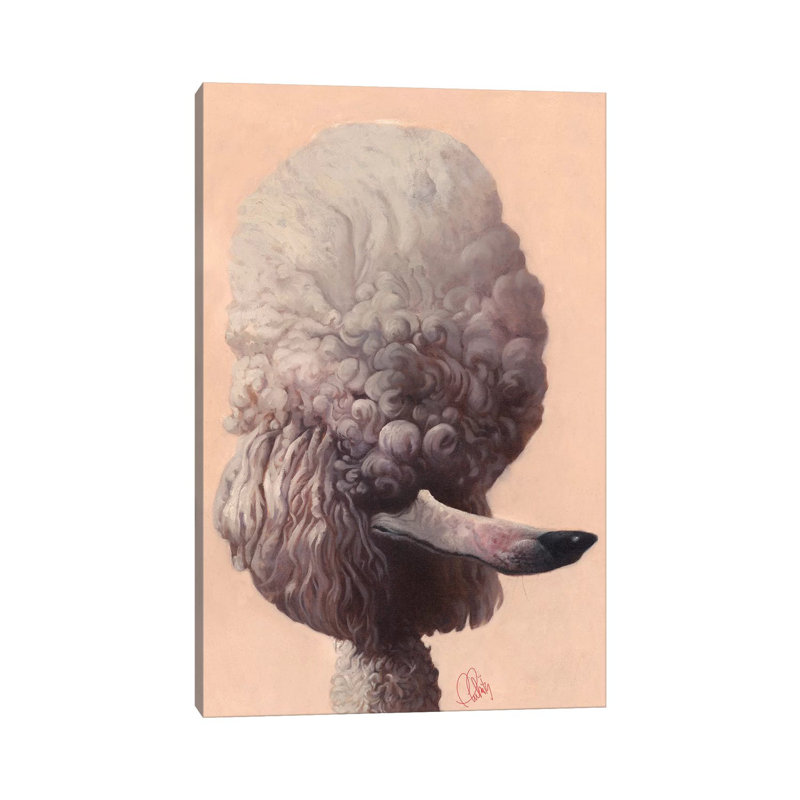 Poodle by Thomas Fluharty - Wrapped Canvas Gallery-Wrapped Canvas Giclée, 66.04 cm H x 45.72 cm W x 1.91 cm D