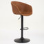Tabouret de bar pivotant à 360 ° en cuir synthétique Mussab-111646473