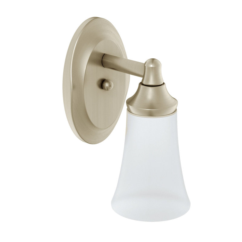 Eva 1-Light Bath Sconce, Brushed Nickel