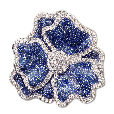 Crystal Flower Napkin Ring
