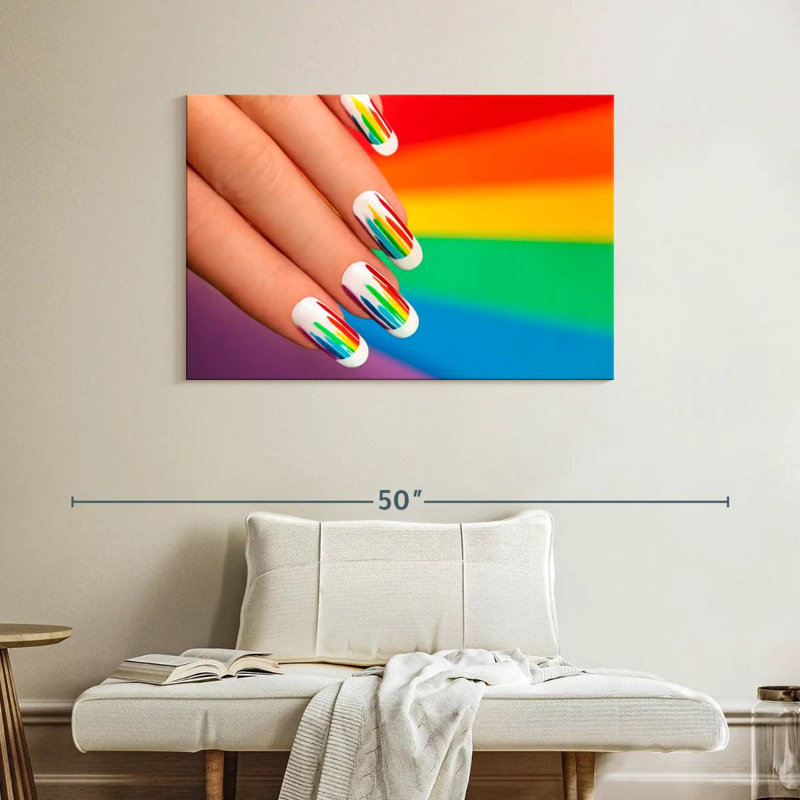 Shuttleworth Rainbow Nails, 26" H x 39" W