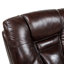 Fauteuil inclinable électrique standard en cuir véritable de 37,5 po de largeur-831026424