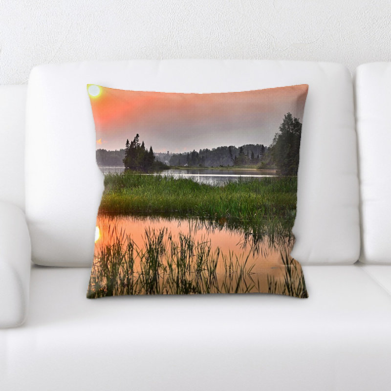 Sunset Throw Pillow