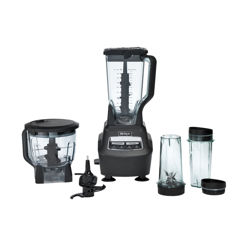 Ninja Ninja® Blender and Mega Kitchen System® with 4 Functions, 72 oz. Pitcher, 64 oz. Bowl, and (2) 24 oz. To-Go Cups
