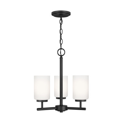 Oslo Three Light Chandelier from Generation Lighting 