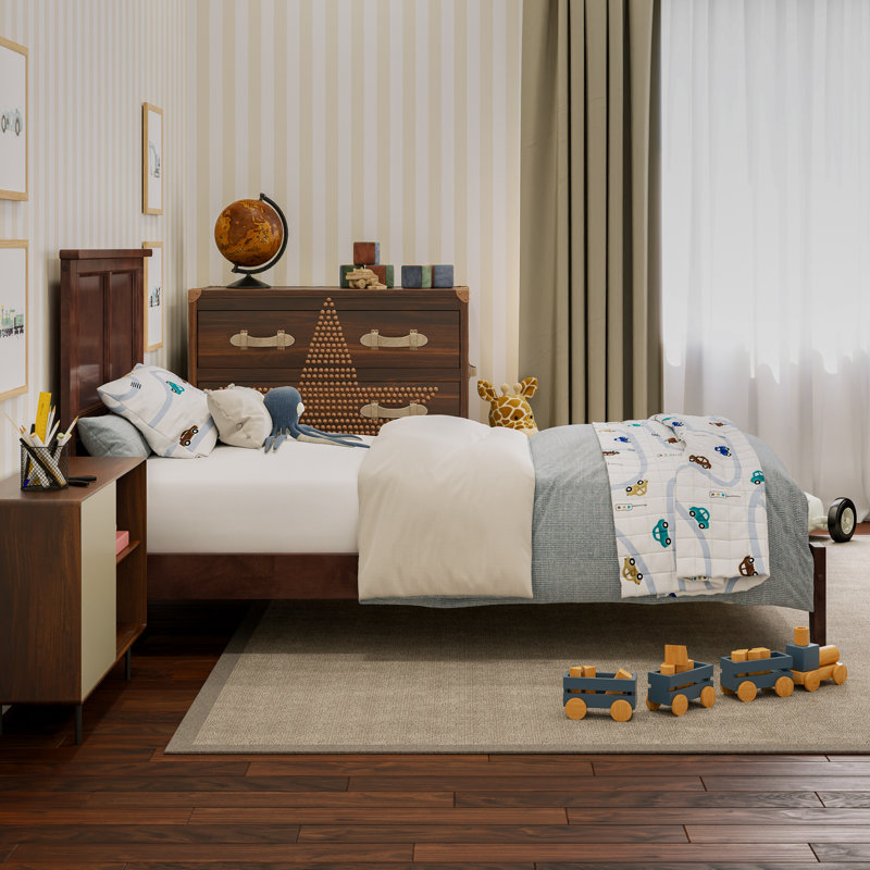 Ardane Madison Low Profile Solid Wood Platform Bed