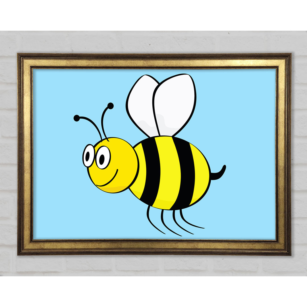 Buzzing Bee - Bilderrahmen Kunstdrucke