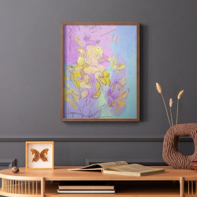 Dancing Heart Framed Print - Solid Wood