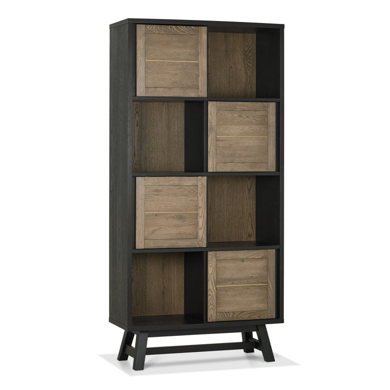 Roscommon Display Cabinet, Weathered Oak & Peppercorn
