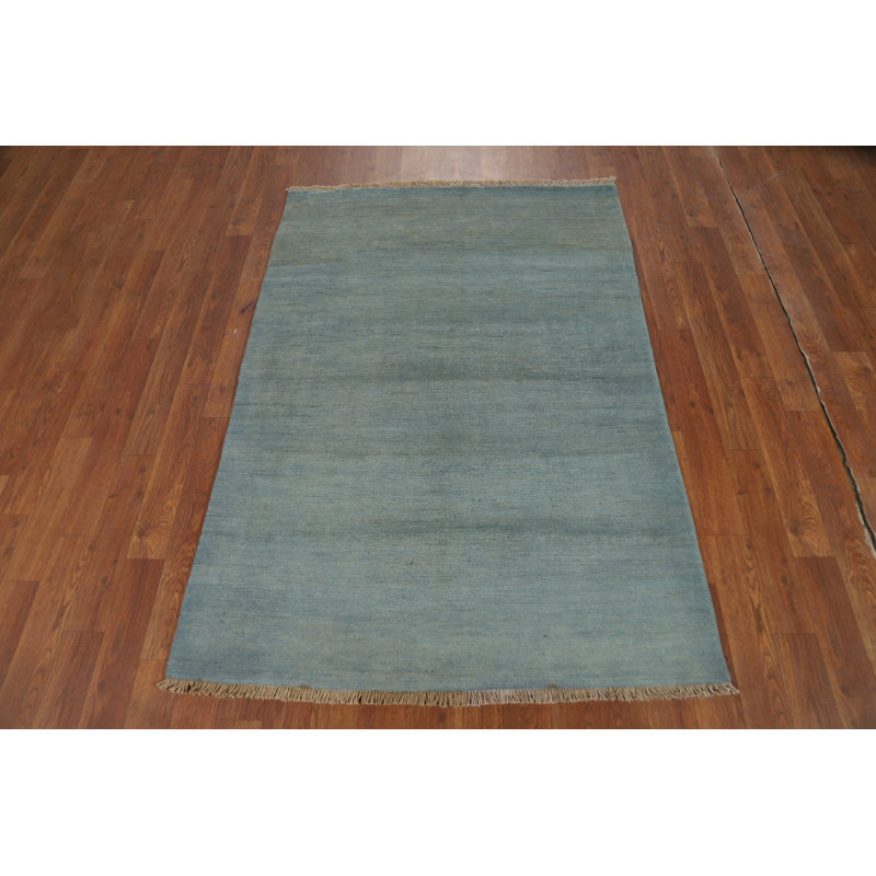 Tapis bleu 3 pi x 5 po Gabbeh