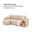 Safila 3 Seater Sofa Bed-2086501561