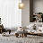 Curva Round Coffee Table With Wood Legs-1033277260