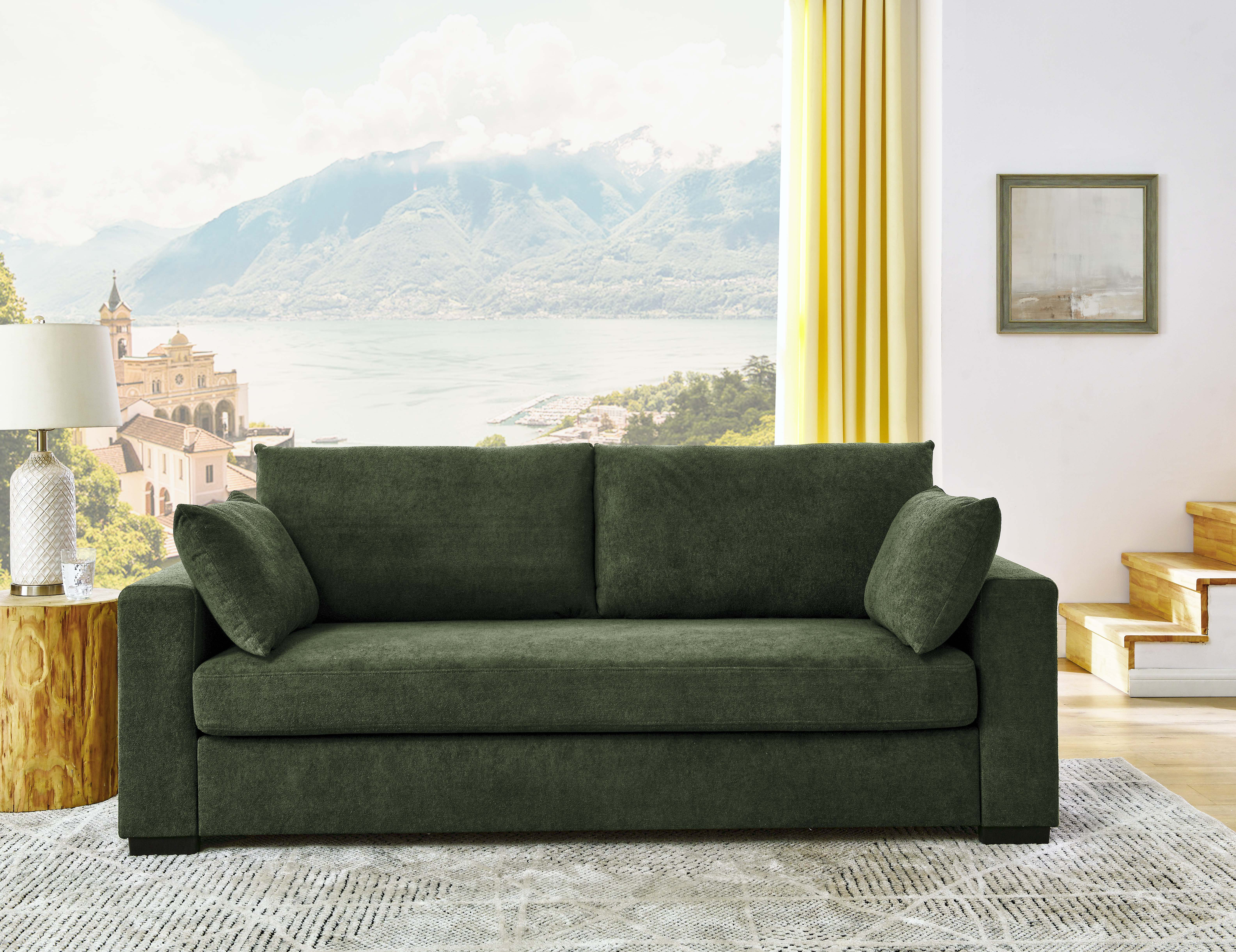 Aquarine Upholstered Sofa