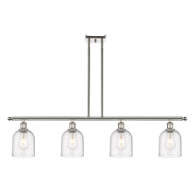 Odaniel 4 - Light Kitchen Island Pendant, Seedy, Polished Nickel