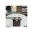 30" Propane Gas Fire Pit Table, 50000 BTU Square Fire Pit, Tile Tabletop with Beautiful Wicker Base for Outside Patio Deck Garden Courtyard
