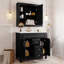 Meuble-lavabo 36 po avec lavabo en céramique et miroir-692770921-692770926