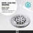 Trip Lever Leg Tub Drain with Overflow-100521609