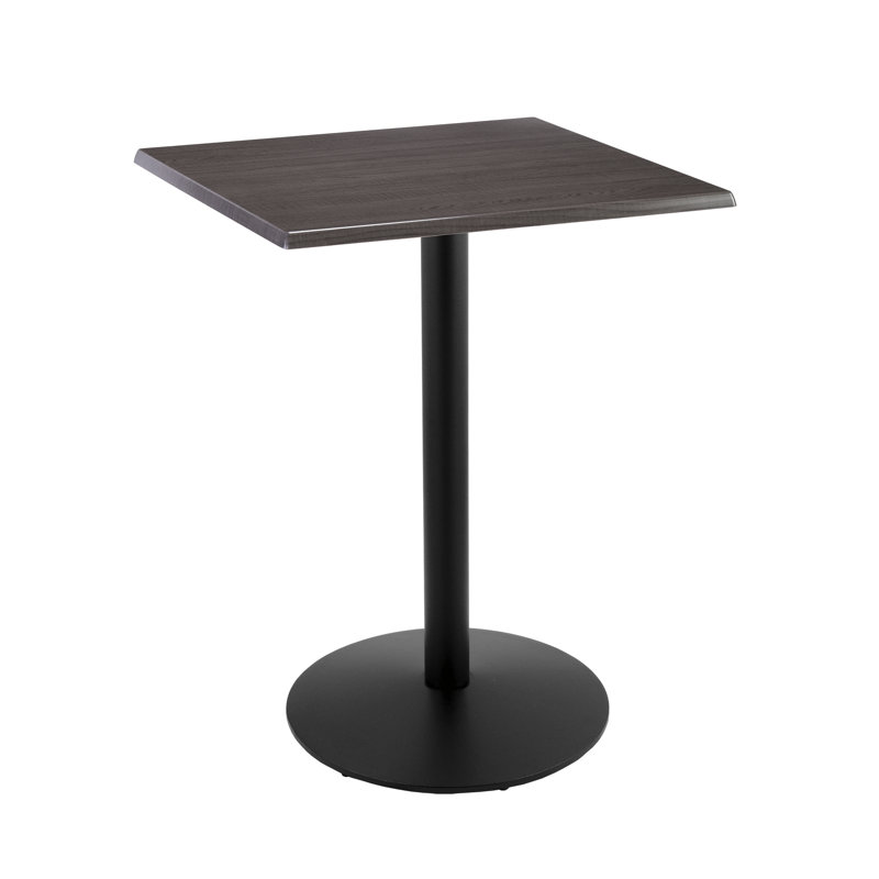 42" Tall, Indoor/Outdoor Table, 30" L x 30" W, Charcoal