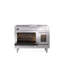 ILVE Professional Plus II 48 cuisinière à double combustible, 5 brûleurs scellés, plaque chauffante (acier inoxydable)-98168223-98168228