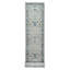 Tapis de couloir baleine gris 2 pi 6 po x 19 pi 9 po Seraph Whale Oushak