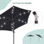 Parasol de marché lumineux 7,5 pi Asylbek-456387849