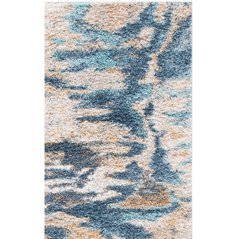 Minocqua Performance Abstract Rug, Runner 2'3" x 9'