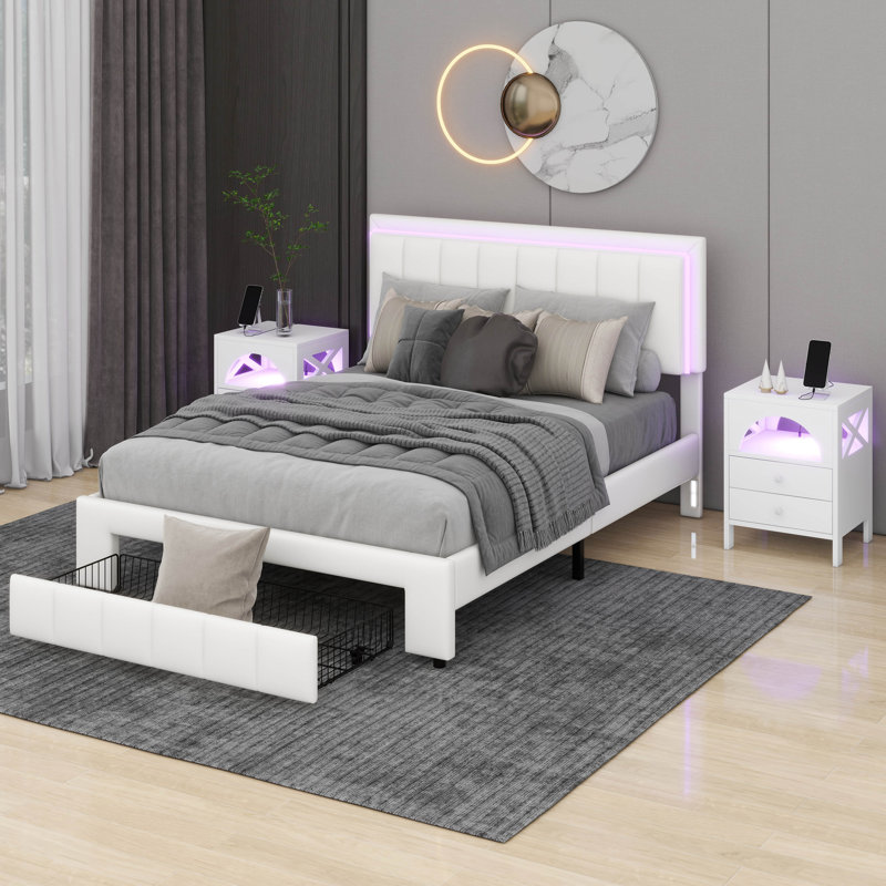 Ensemble de chambre à coucher Backstrom, Blanc