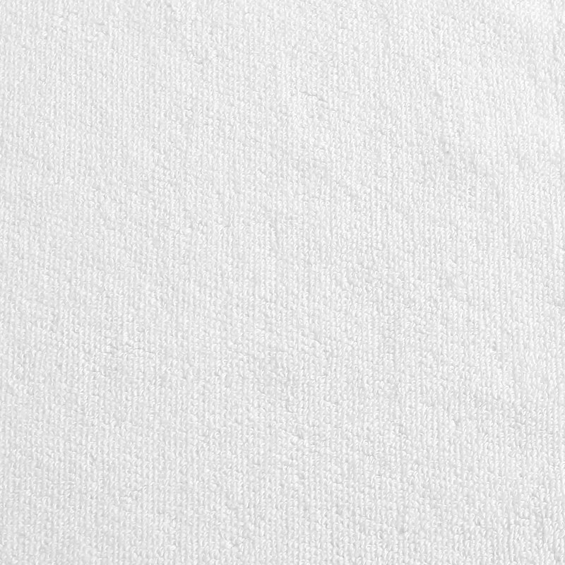 Sculpted Pleat Solid 6 Piece 100% Cotton Towel Set, White