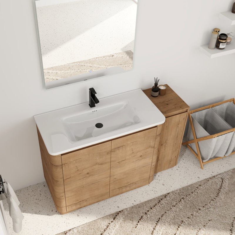 52'' Single Bathroom Vanity with Ceramic Top, 52''