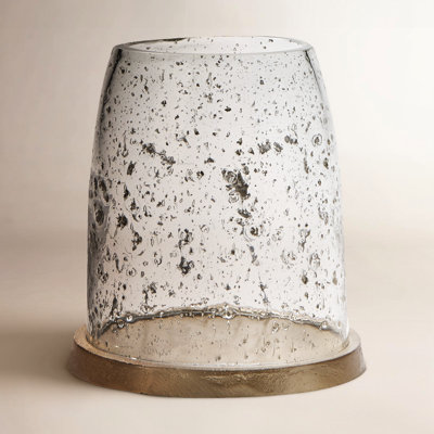 Glass Hurricane Holder