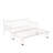 Rackers Twin Steel Metal Day Bed with Pop Up Trundle And Storage Bag-971826842