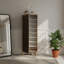 Grande armoire de rangement Mid-Century pour chaussures avec porte à lattes